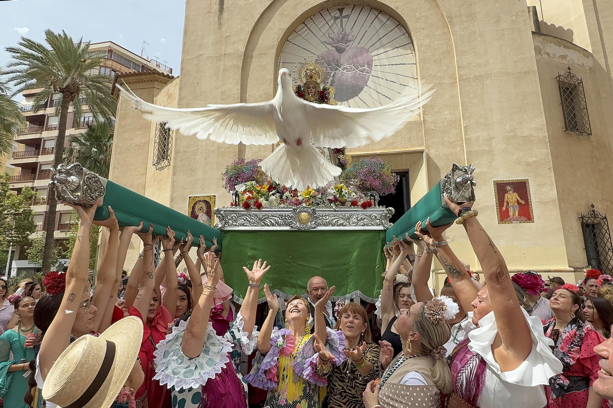 Salida de La Romería del Rocío