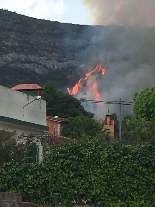 Incendio en El Genovés