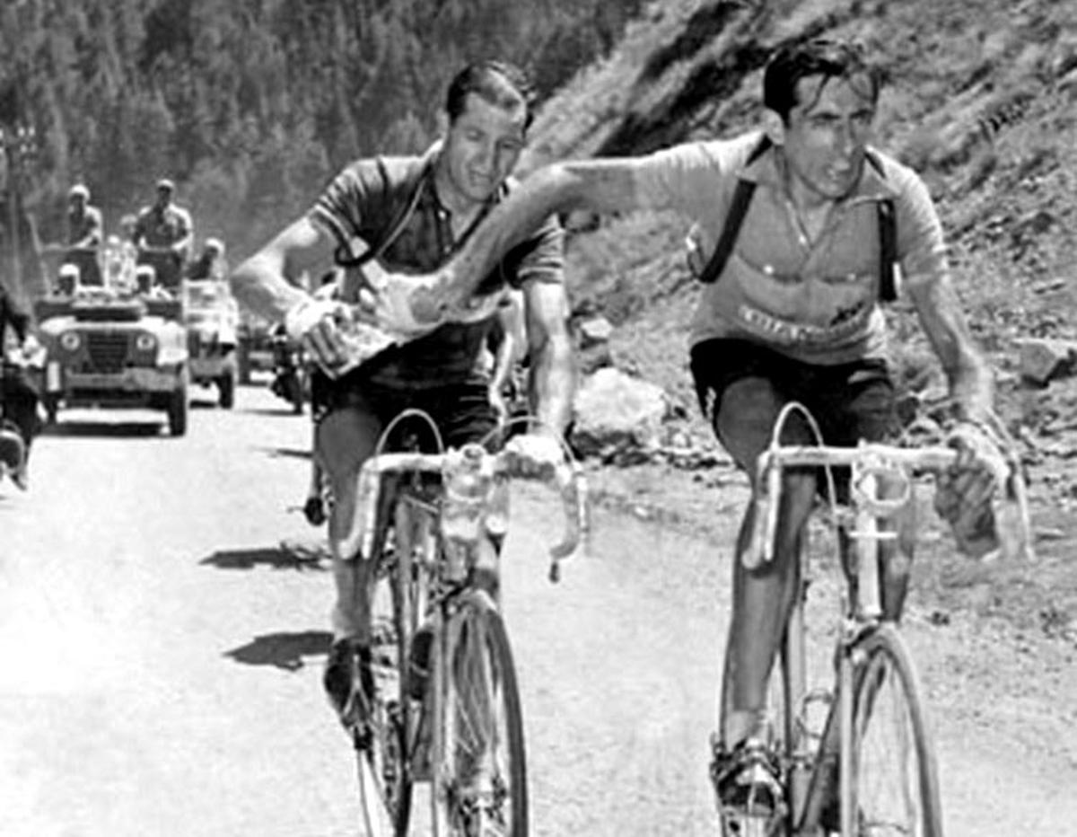 Coppi y Bartali, en el Télégraph