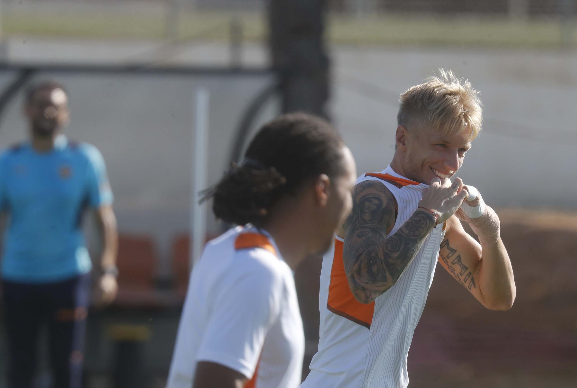 Entrenamiento matinal del Valencia CF 9-9-21