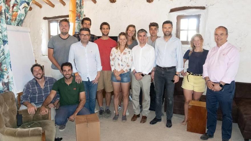 Zona de atención a los visitantes que acuden a la finca.