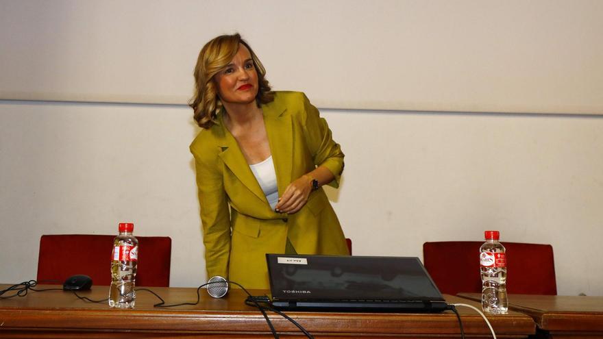 Pilar Alegría admite que es &quot;difícil&quot; saber si hay algún caso más de la trama Koldo en Aragón