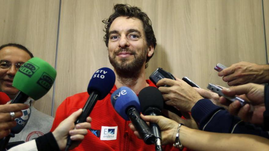 El jugador de la selección española Pau Gasol.