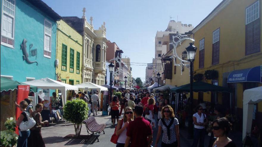 Zonas comercial de la capital.