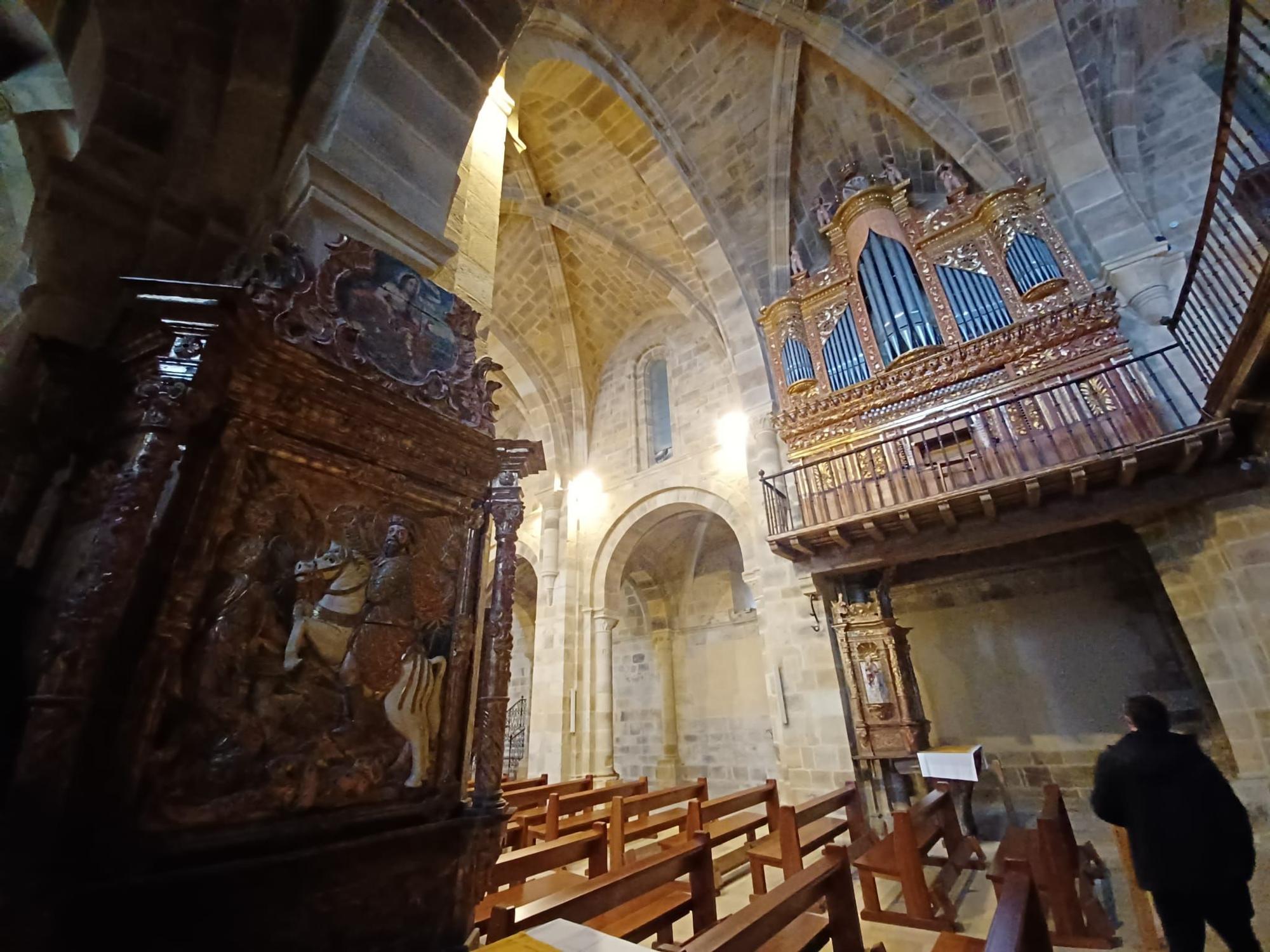El órgano de Valdediós cumple 310 años: así es la pieza barroca de este tipo más grande de Asturias