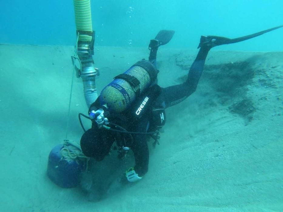 Objectes trobats a l'interior del vaixell enfonsat a les Illes Formigues