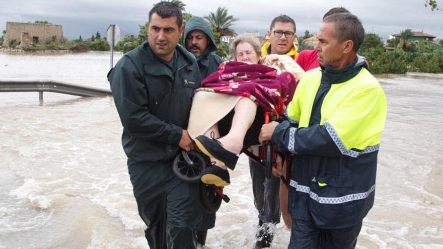 El temporal deja desolada la Vega Baja