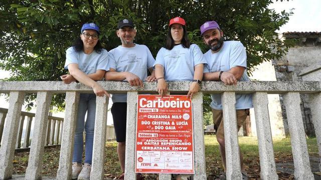 Conchi Fernandez, Martin Mato, Noemi Blanco y Carlos Ferro integran la comisión. |  Bernabé/J. Lalín