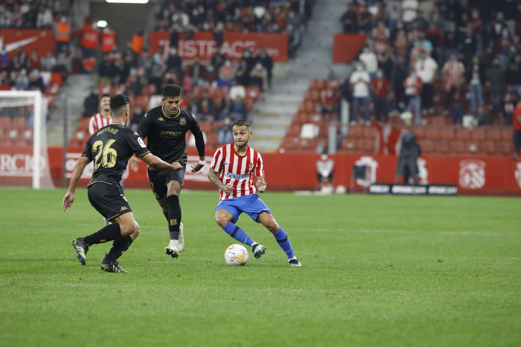 En imágenes: así fue el partido entre el Sporting y el Alcorcón