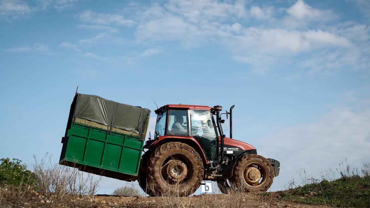 Un tractor en una imagen de archivo.