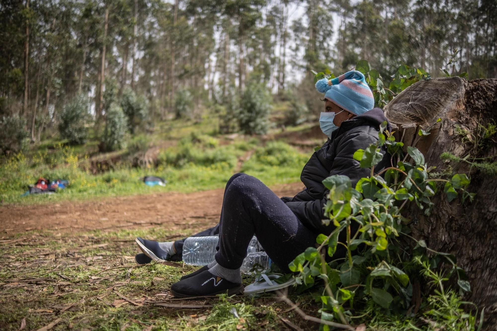 Protestas de los inmigrantes en Las Raíces