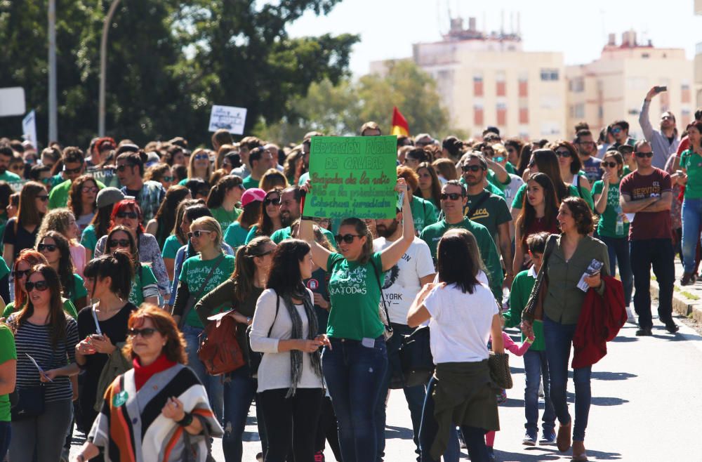 Huelga educativa en Secundaria en Málaga