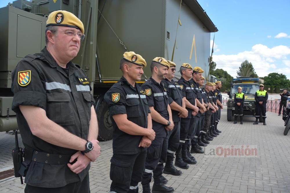 La Unidad Militar de Emergencias en Cieza