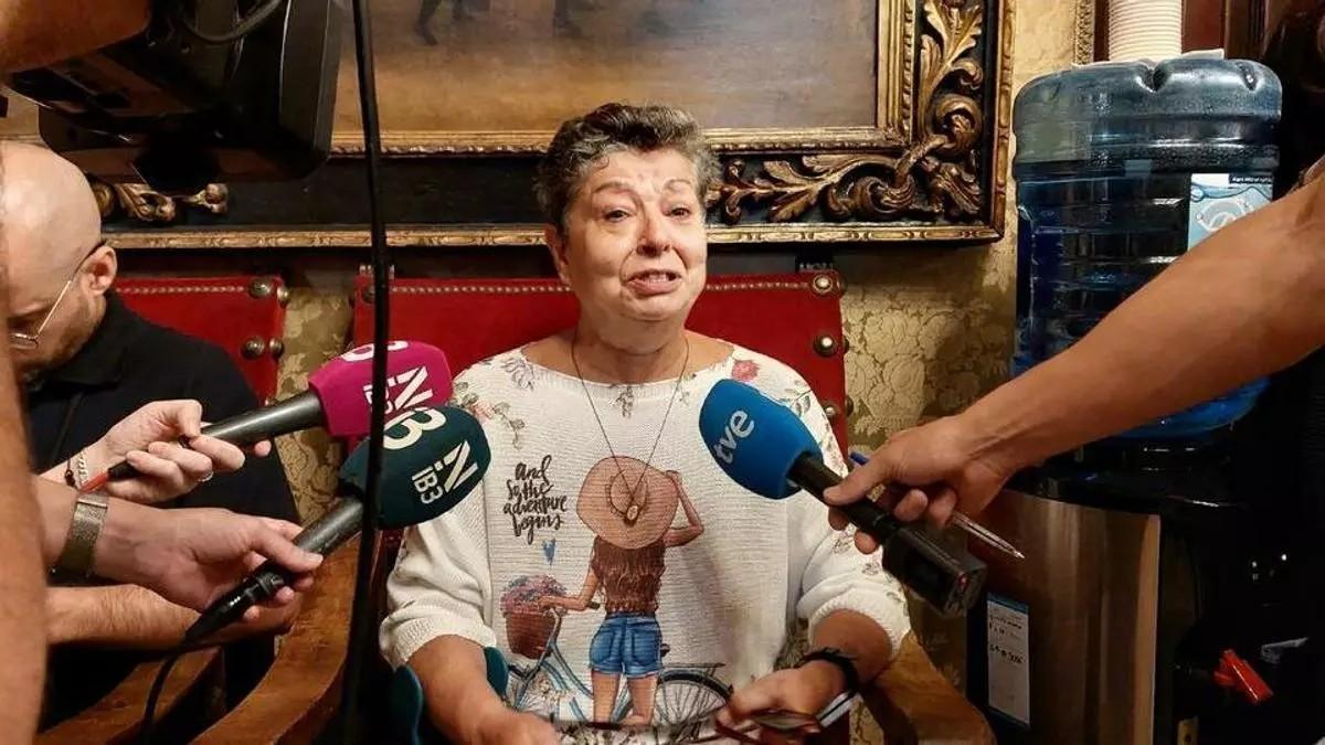 Pilar López am Donnerstag (24.9.) im Rathaus von Palma.