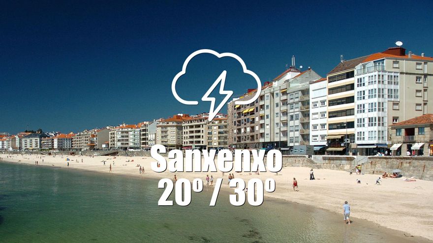 El tiempo en Sanxenxo: previsión meteorológica para hoy, viernes 4 de julio