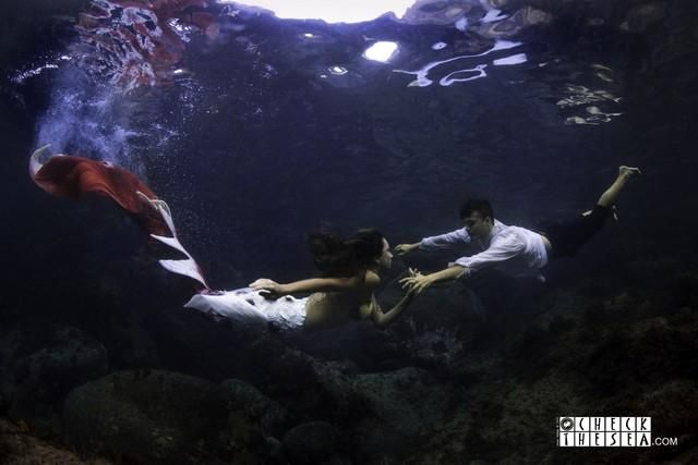 Una sirena en aguas de Tenerife