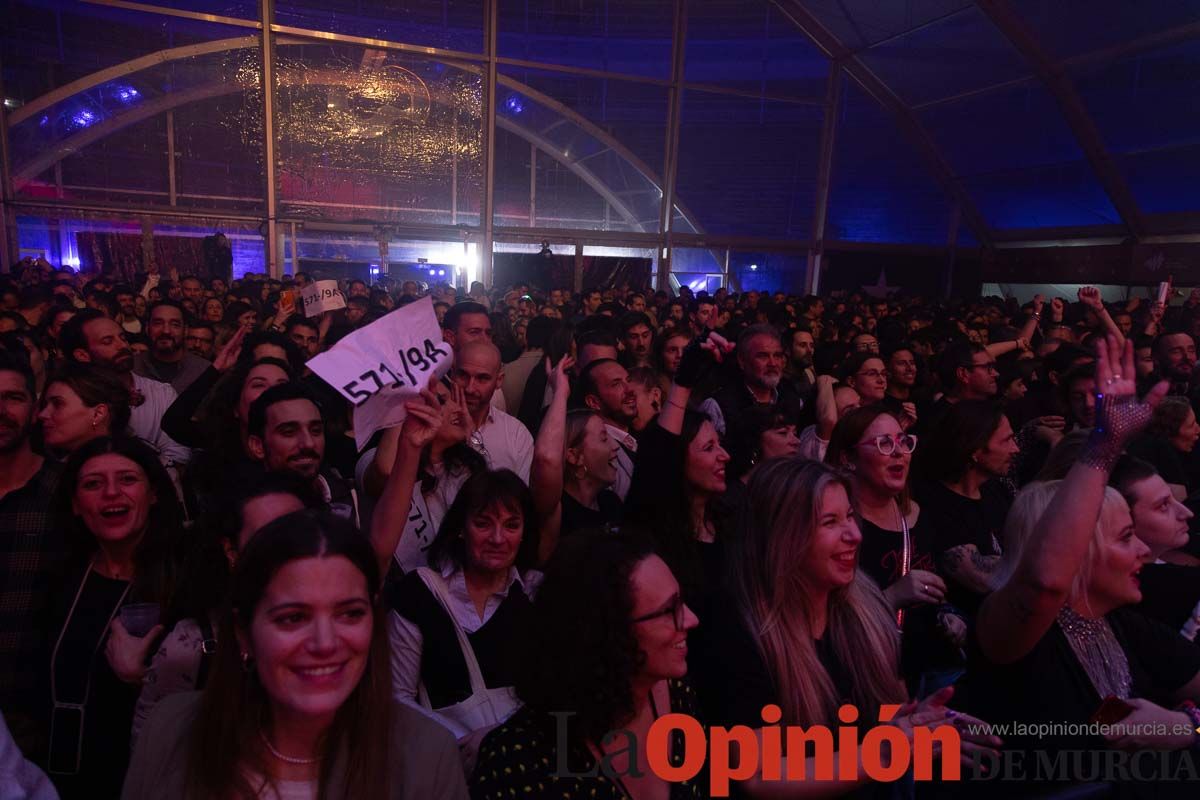 Concierto en Madrid de Arde Bogotá, Carmesí y Funambulista promocionando los Festivales de la Región de Murcia