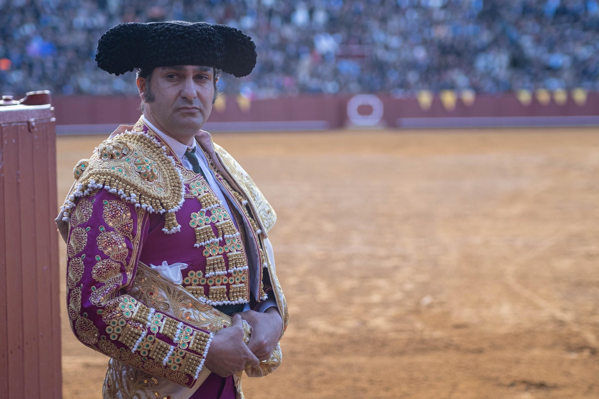 Morante antes del paseíllo.