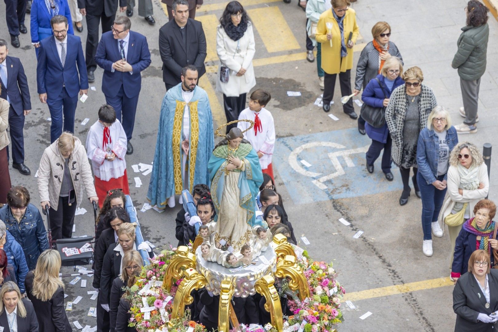Las imágenes de la procesión del Encuentro del Domingo de Resurrección en Torrevieja