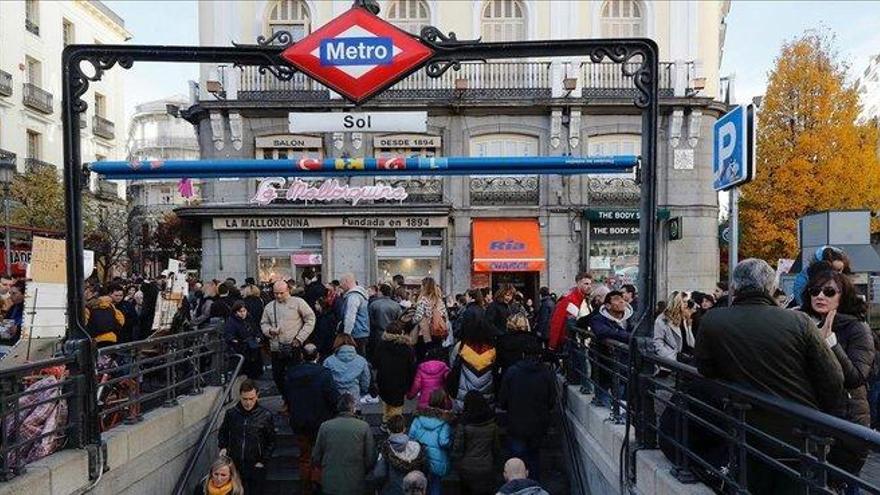 La estación de Sol estará cerrada a las 21 horas por las preuvas y las campanadas