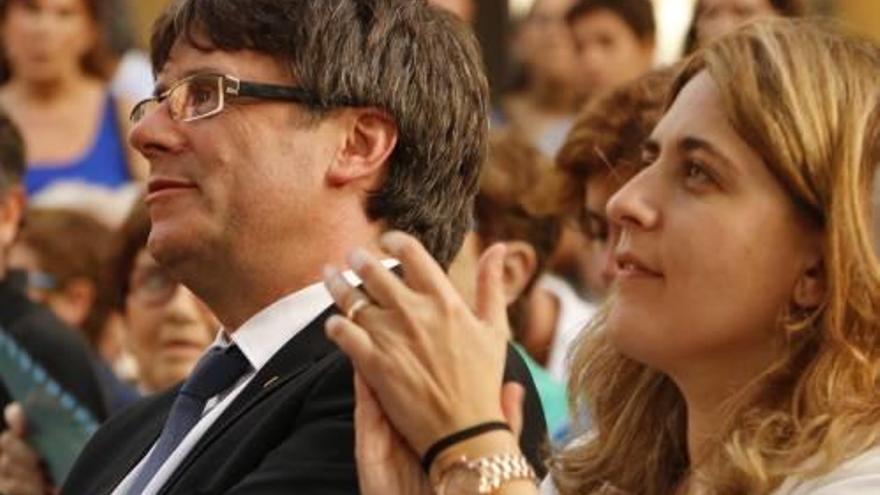 Carles Puigdemont i Marta Pascal, rivals a l&#039;assemblea
