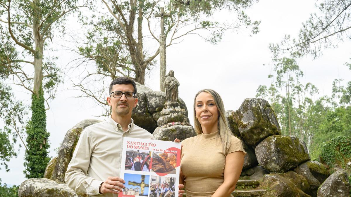 O alcalde de Padrón, Anxo Arca, e a concelleira de Turismo e Festexos, Chus Campos