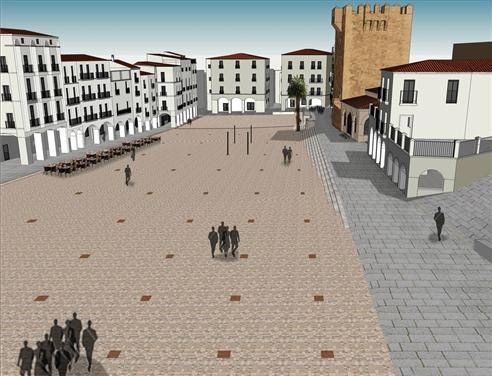 Reordenación de la Plaza Mayor de Cáceres