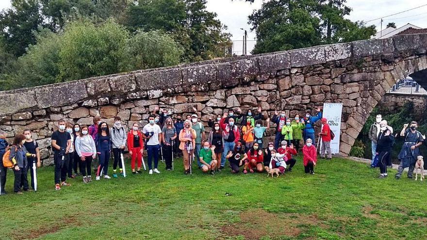 Participantes en la ruta que tuvo lugar el pasado sábado.