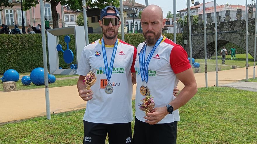 José Luis Román, y Belén Sánchez suman nuevos oros en el K2 en el Europeo de Maratón