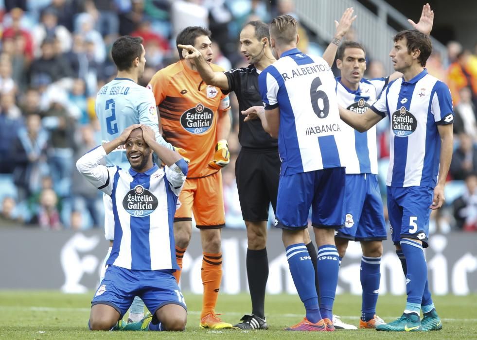 Mañana negra para el Dépor en Vigo ante el Celta