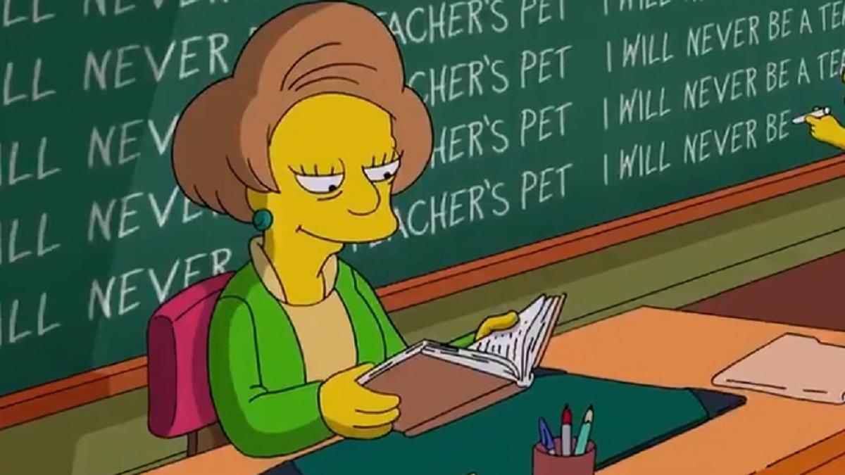 Edna Krabappel.