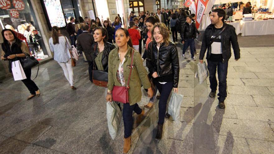 La edición del año pasado de la Vigo Shopping Night // R. Grobas