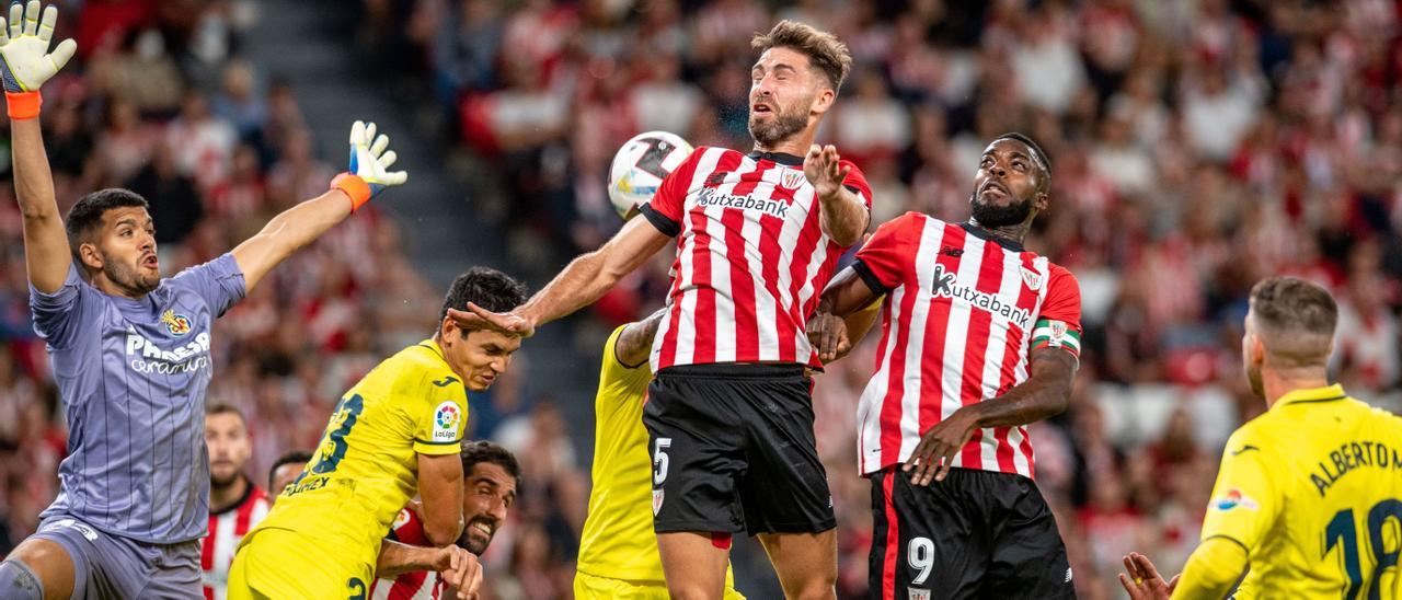 El Villarreal perdió en San Mamés ante un Athletic que fue mejor en la segunda mitad.