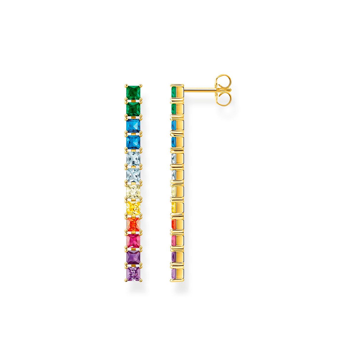 pendientes de piedras de colores de Thomas Sabo