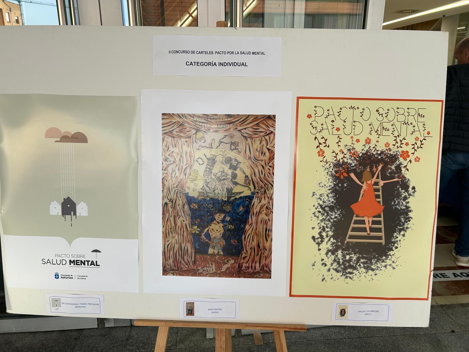 Celebración en Lugones de la Feria de Salud Mental de Asturias.