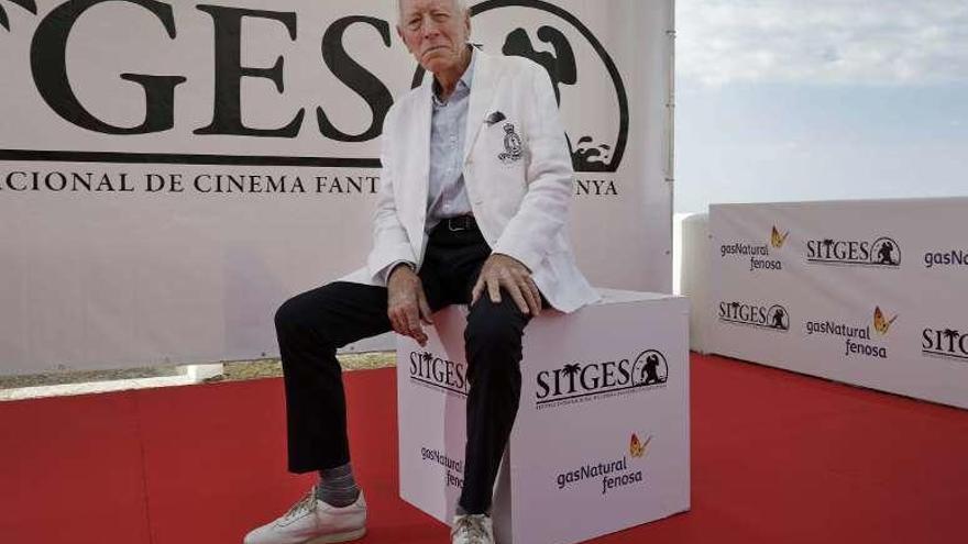 Max von Sydow, ayer, en Sitges.