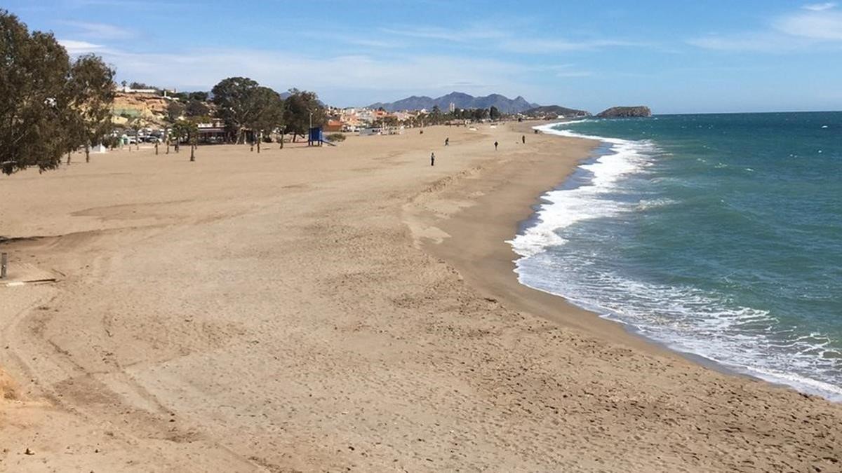 Playa de Bolnuevo, en el municipio de Mazarrón (Murcia)