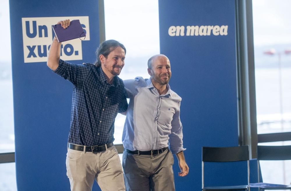 25S | Mitin de En Marea con el apoyo de Pablo Iglesias en el Paraninfo de la Universidad