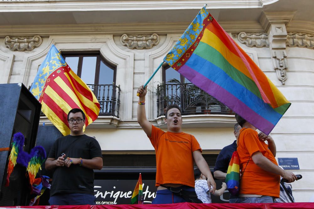 Manifestación del Orgullo LGTBi en Valencia