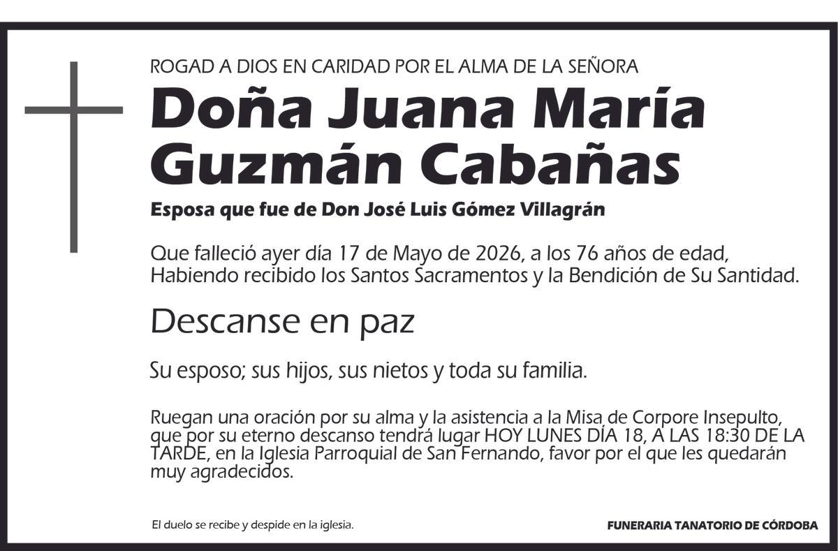 Juana María Guzmán Cabañas