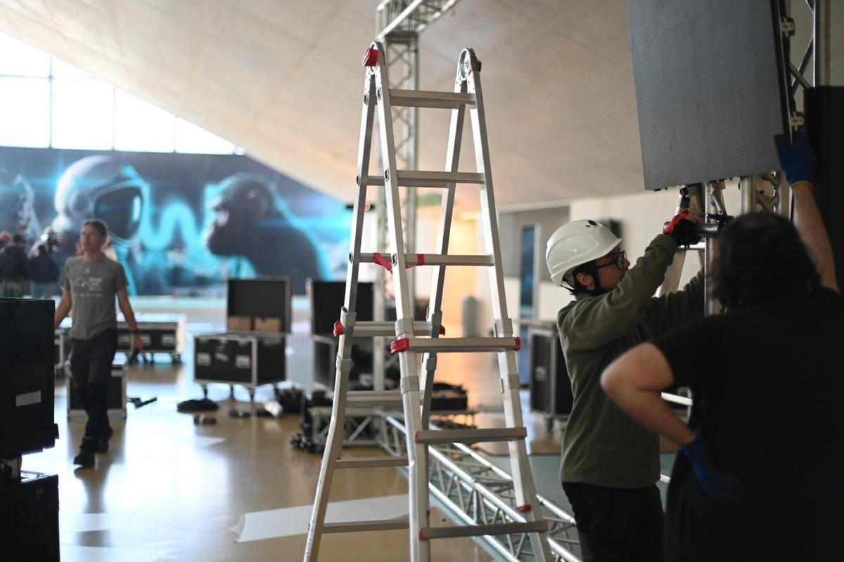 En imágenes I Así avanzan los preparativos para el arranque de The Wave en Zaragoza En imágenes I Así avanzan los preparativos para el arranque de The Wave en Zaragoza