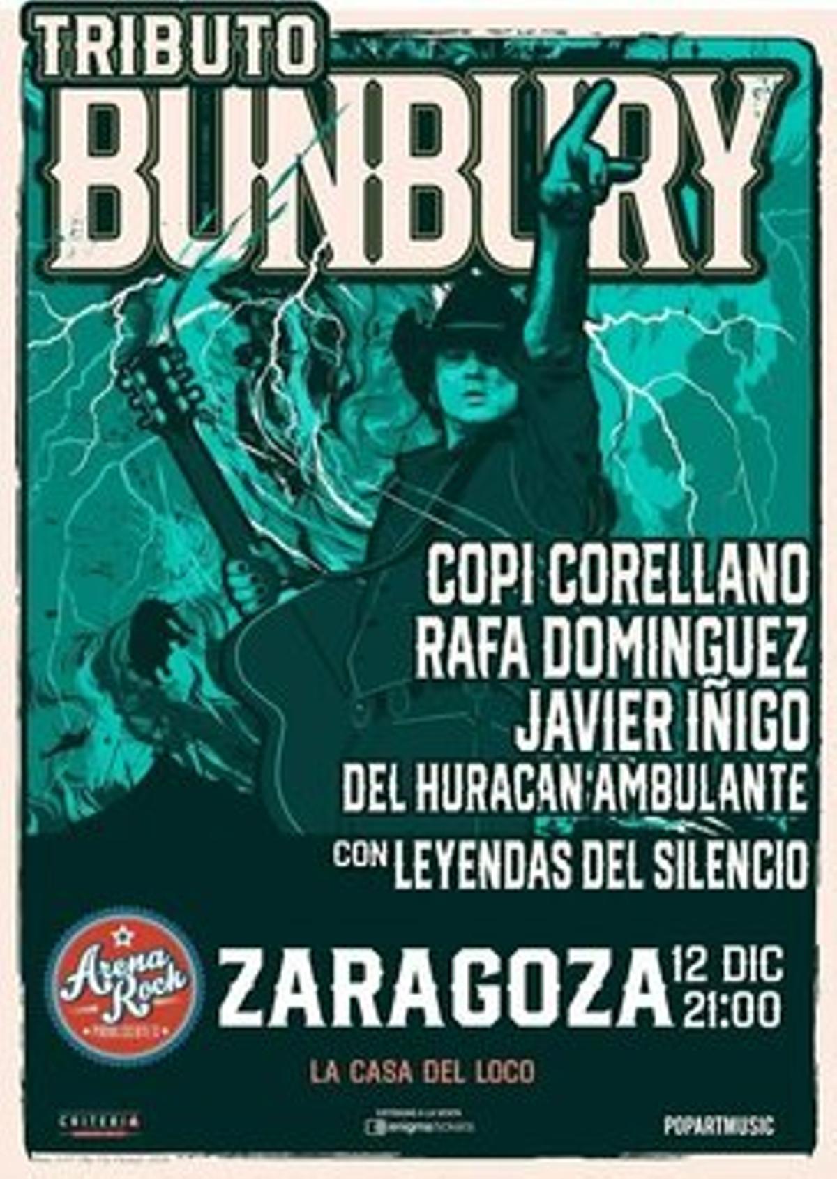 El cartel promocional del concierto.