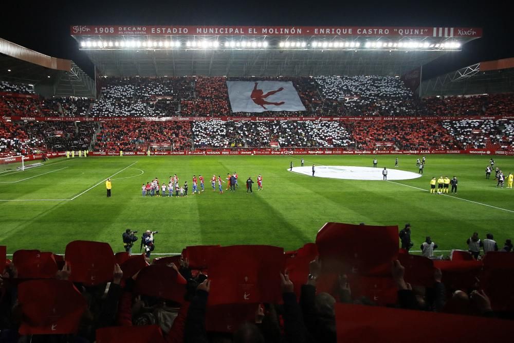 El partido entre el Sporting y el Rayo, en imágenes