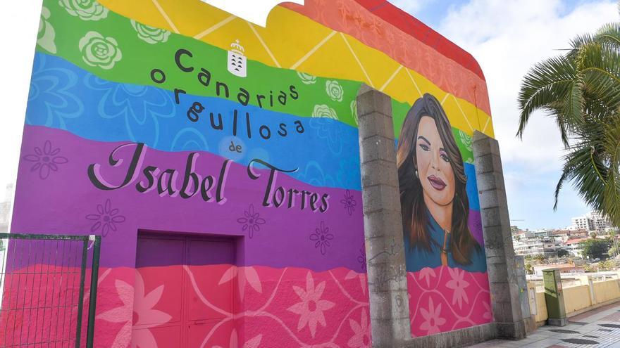 Mural homenaje a Isabel Torres