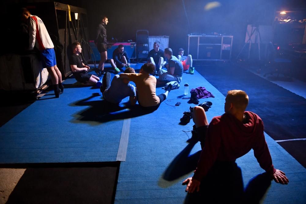 Ensayo del espectáculo 'Ovo' del Circo del Sol