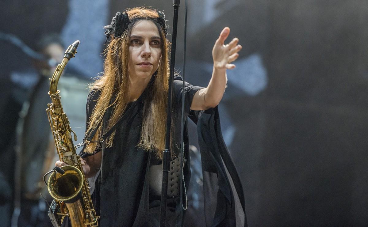 Concierto de PJ Harvey en el Parc de Fòrum durante el Primavera Sound 2017