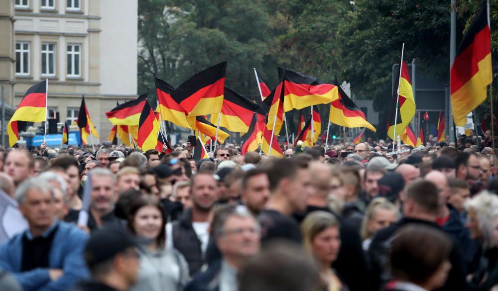 Marcha ultraderechista en Chemnitz