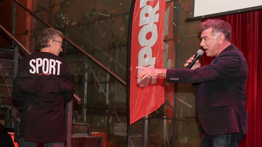 El 'show' de Pep Plaza en el 45 aniversario del Diario SPORT