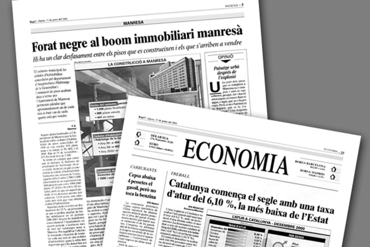 Pàgines de l'11 de gener del 2001