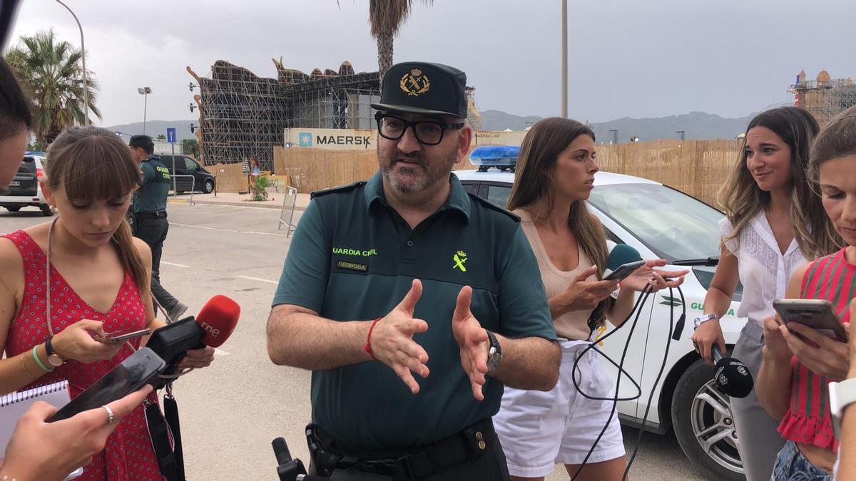 Jose Vicente Ruiz García, jefe de la compañía de la guardia civil de sueca.